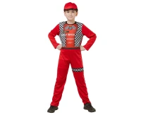 Role play-set for kids Racing Driver (jumpsuit, hat), size 120/130 cm